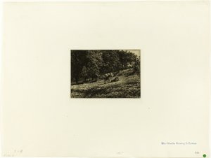 Hedelmätarha tekijältä Charles Emile Jacque