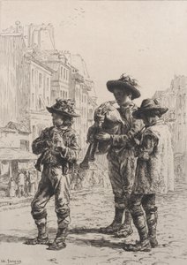 Pifferaris, 1864. tekijältä Charles Emile Jacque