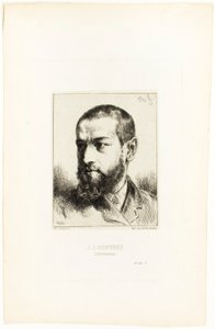 Muotokuva J.J. Guiffrey tekijältä Charles Emile Jacque