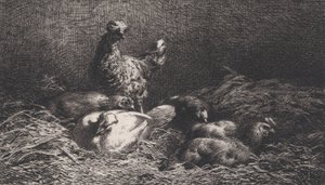 Kanat, 1867. tekijältä Charles Emile Jacque