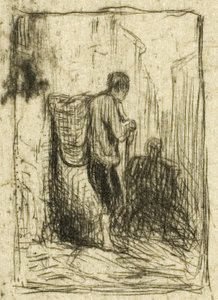 Rag-picker tekijältä Charles Emile Jacque