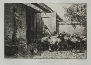 Lammastarha tekijältä Charles Emile Jacque
