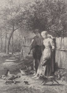 Kevät, 1864. tekijältä Charles Emile Jacque