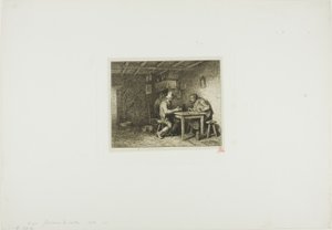 Kortinpelaajat tekijältä Charles Emile Jacque
