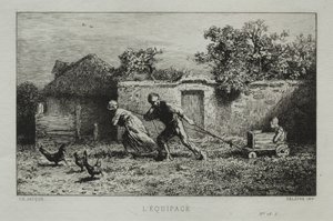 Henkilöstö tekijältä Charles Emile Jacque