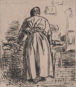 Silittävä nainen, 1843.