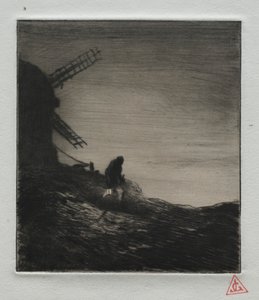 Mylly, 1848. tekijältä Charles Emile Jacque