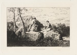 Tuhlaajapoika tekijältä Charles Emile Jacque