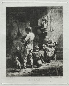 Ateria tekijältä Charles Emile Jacque