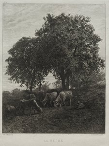 Lepo. tekijältä Charles Emile Jacque