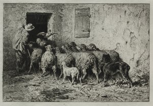 Paluu tekijältä Charles Emile Jacque