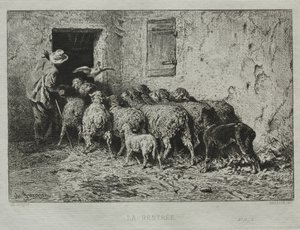 Paluu. tekijältä Charles Emile Jacque