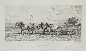 Rulla, 1868. tekijältä Charles Emile Jacque
