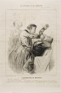 Hampaan vedin (levy 15) tekijältä Charles Emile Jacque