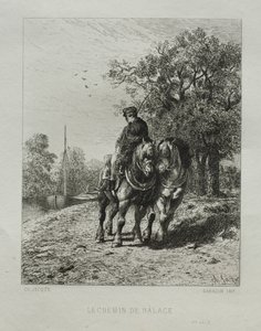 Hinauspolku tekijältä Charles Emile Jacque