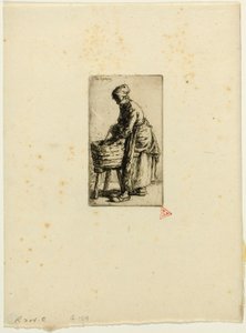Pyykkäri tekijältä Charles Emile Jacque