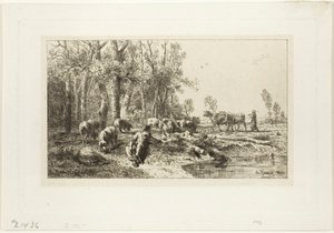 Talvi tekijältä Charles Emile Jacque