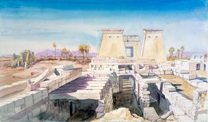Karnak, Egypti, 1863