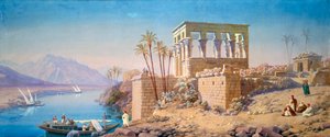 Philae, Egypti, 1863