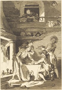Ankeriaspasta tekijältä Charles Emmanuel Patas after Jean Honoré Fragonard
