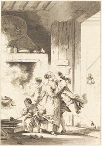 Emme koskaan ajattele kaikkea tekijältä Charles Emmanuel Patas after Jean Honoré Fragonard