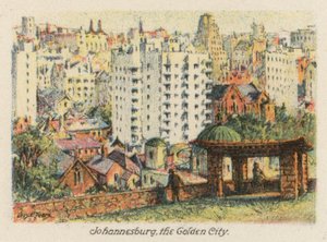 Etelä-Afrikka: Johannesburg, kultainen kaupunki (värilitro).