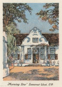 Etelä-Afrikka: "Morning Star", Somerset West, CP (värilitografia). tekijältä Charles Ernest Peers