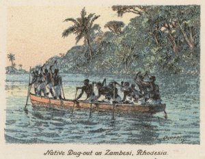 Etelä-Afrikka: Rhodesia (värilitografia). tekijältä Charles Ernest Peers