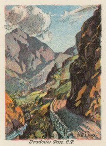 Etelä-Afrikka: Tradouw Pass, CP (värilitro). tekijältä Charles Ernest Peers