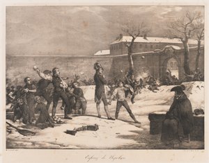 Napoleonin lapsuus, 1800-luvun alku (litho) tekijältä Charles Etienne Pierre Motte