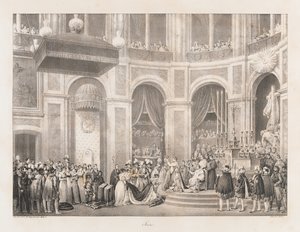 Sacre, 1800-luvun alku (litho) tekijältä Charles Etienne Pierre Motte