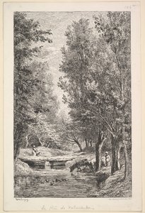 Puro Mondoisin laaksossa, 1835-78. tekijältä Charles Francois Daubigny