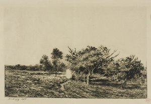 Omenapuut Auversissa tekijältä Charles Francois Daubigny