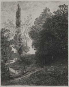 Cousin-joen rannat, 1850. tekijältä Charles Francois Daubigny