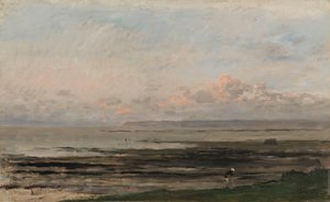 Ebb Tiden ranta Ranta Ebb Tiden alueella tekijältä Charles Francois Daubigny