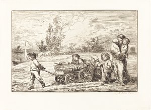 Nousu Bottinille tekijältä Charles Francois Daubigny