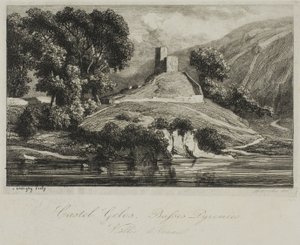 Castel Gélos (Ossaun laakso) tekijältä Charles Francois Daubigny