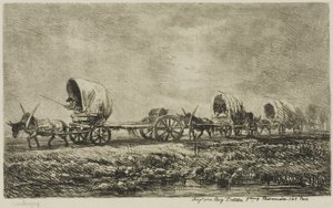 Peitetyt vaunut (Morvanin matkamuisto) tekijältä Charles Francois Daubigny