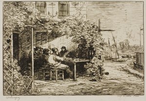 Lähtö Aamiainen Asnièresiin tekijältä Charles Francois Daubigny