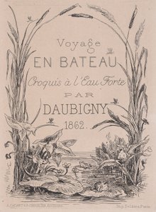 Etukappale, Matka veneellä, 1862. tekijältä Charles Francois Daubigny