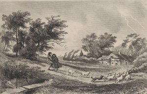 Myrsky, 1842. tekijältä Charles Francois Daubigny