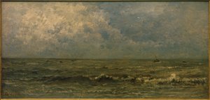 La mer, temps gris tekijältä Charles Francois Daubigny
