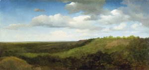 Maisema roomalaisessa Campagnassa, 1836 tekijältä Charles Francois Daubigny