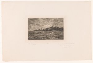 Maisema laiduntavien nautojen ja kanien kanssa Le pre des Graves ja Villerville tekijältä Charles Francois Daubigny