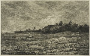 Pre des Graves Villervillessä (Calvados) tekijältä Charles Francois Daubigny