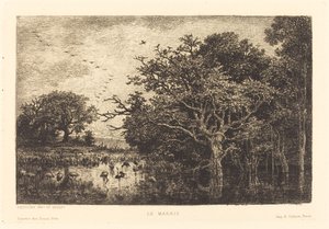 Marsh tekijältä Charles Francois Daubigny