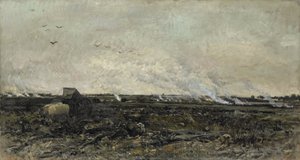 lokakuu tekijältä Charles Francois Daubigny