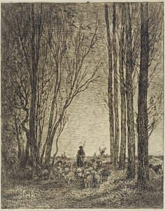 Parven paluu tekijältä Charles Francois Daubigny