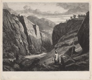 Pyhä Jerome tekijältä Charles Francois Daubigny