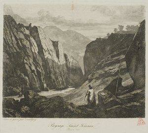 Pyhä Jerome tekijältä Charles Francois Daubigny
